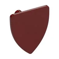 Shield Triangular / Dark Red