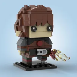 How To Train Your Dragon Hiccup MOC Brickheadz