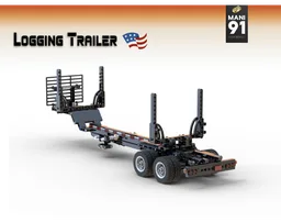 Logging Trailer for 1:21 Trucks
