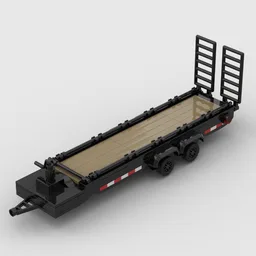Large Flatbed Trailer