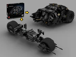 UCS Batpod And Damaged Tumbler The Dark Knight