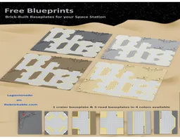 3-Lanes-Brick-Built Baseplate