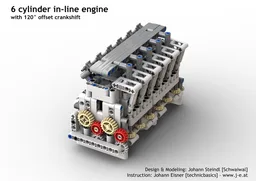 6 cylinder in-line engine