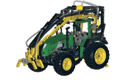 Forest Tractor with Trailer