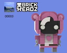 Raven Team Leader, Cuddle Edit Style Brickheadz (Fortnite)
