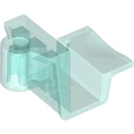 Equipment Bracket 4 x 2 x 2 No Studs with Axle Hole / Trans-Light Blue