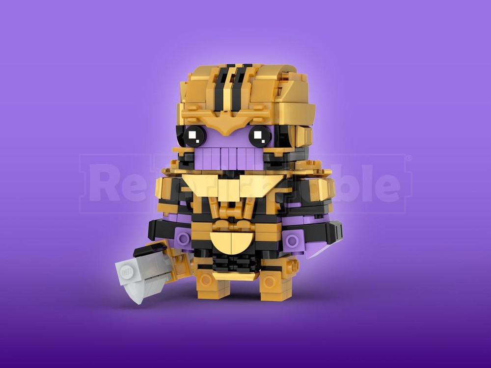 Lego Thanos Brickheadz LEGO MOC - Avengers: Endgame