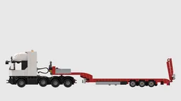 Low bed trailer