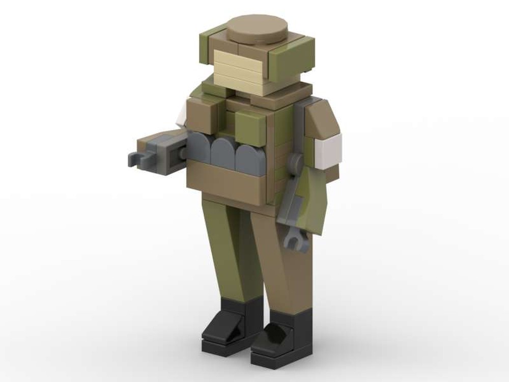 Lego Miniland British Soldier (MTP) Combat Gear