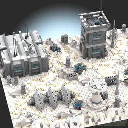 Hoth battle base trenchline