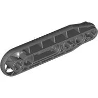 Technic Beam 1 x 7 with Fan / Dark Bluish Gray