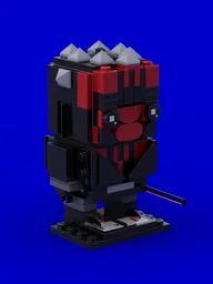 Dark Maul in BrickHeadz style