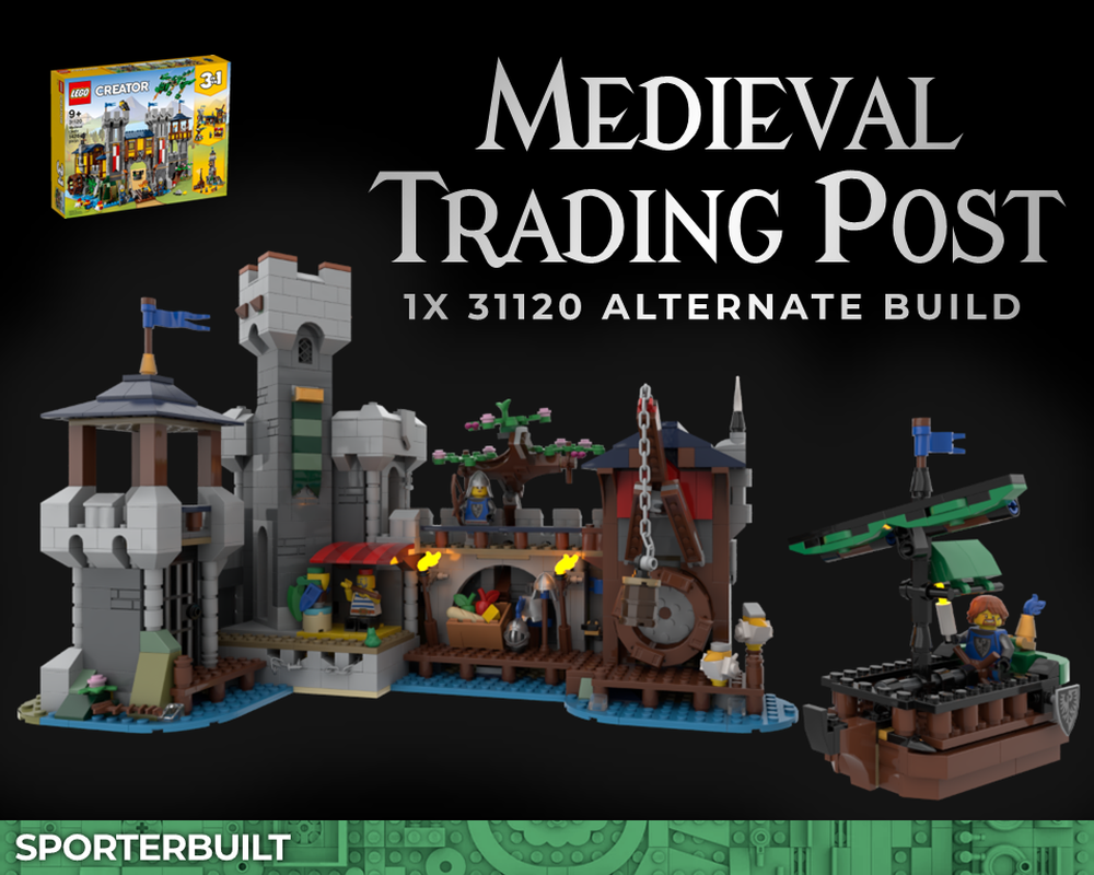 Lego Medieval Trading Post