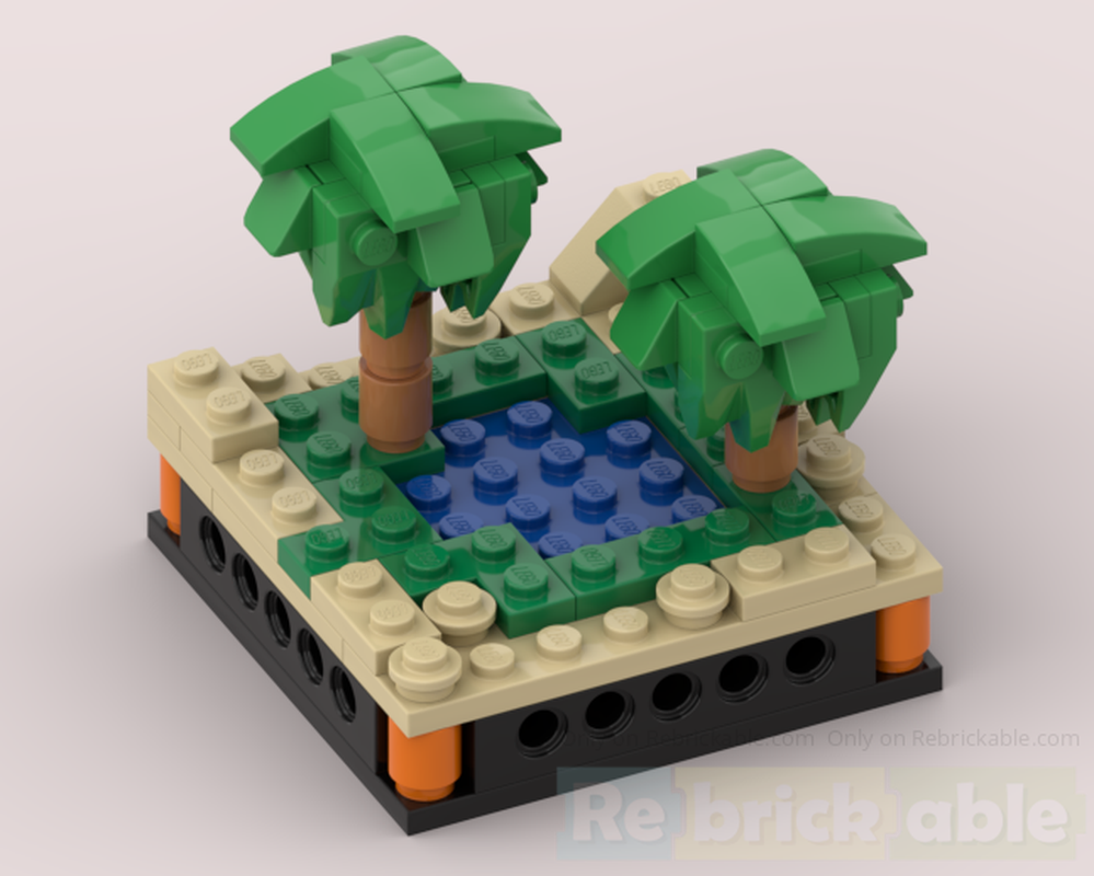 Lego Mini Biome (Oasis)