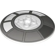 Dish 6 x 6 Inverted (Radar) with Radial Millennium Falcon Cockpit Print