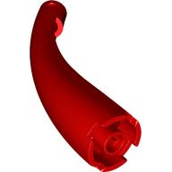 Lego Animal / Creature Body Part, Tail / Claw / Horn / Branch / Tentacle, End Section, Large / Red
