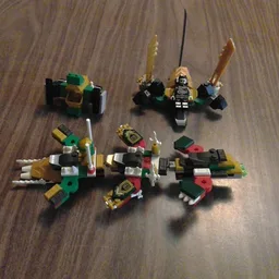 Ninjago dragon MOC with enemy mech