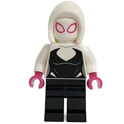 Ghost-Spider / Spider-Gwen, Open Front Hood, Magenta Hands