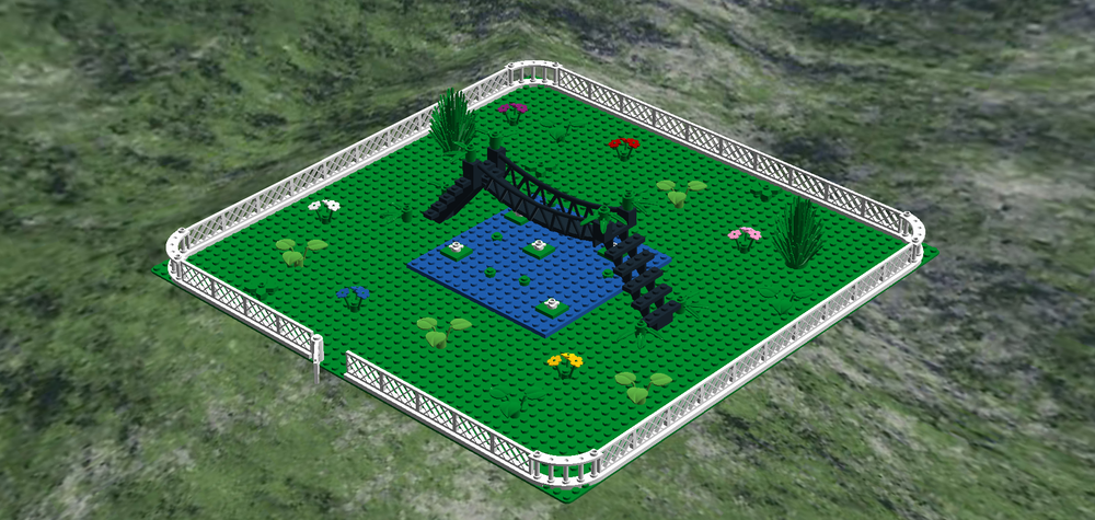 Lego Peaceful Garden
