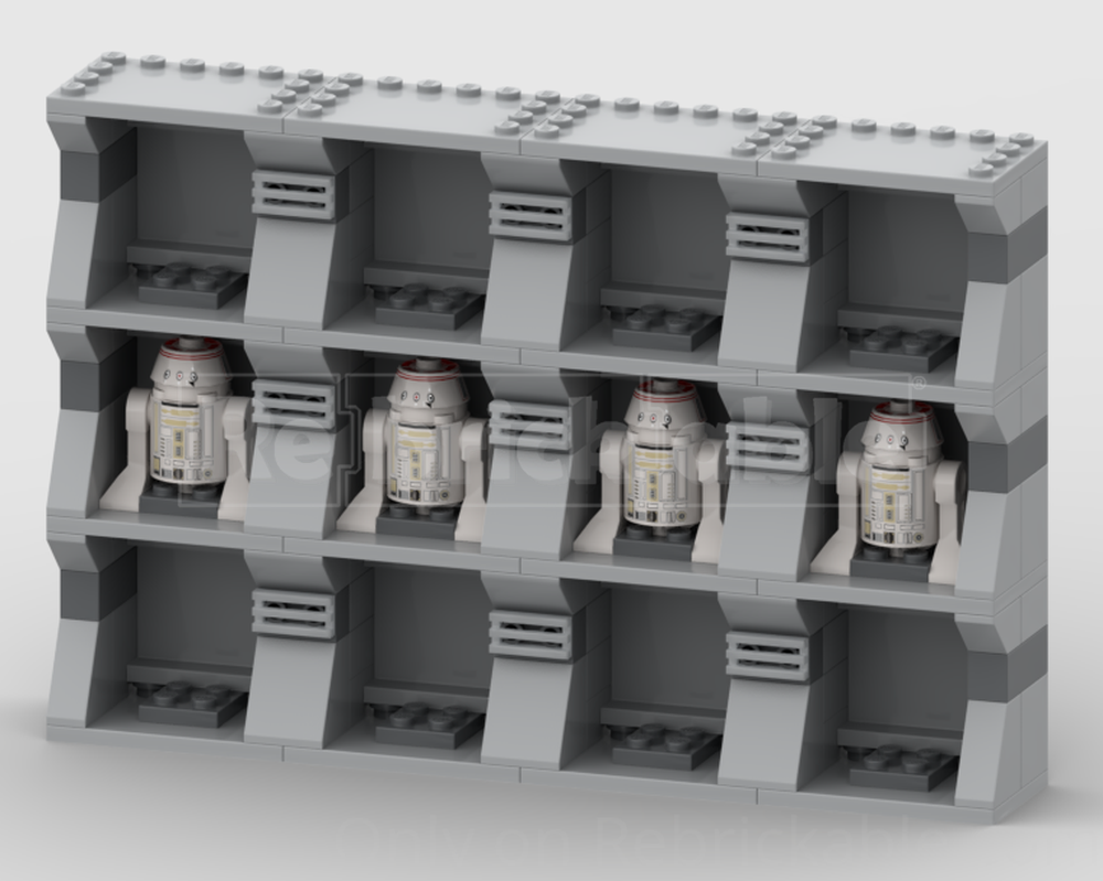 Lego Display for Astromech minifigures
