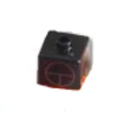 Pen Bead, Square with Matoran Alphabet (Circles and Lines) Print / Black