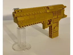 Golden Desert Eagle handgun