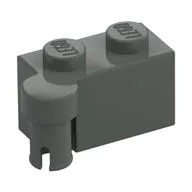 Hinge Brick 1 x 4 [Upper] / Dark Gray