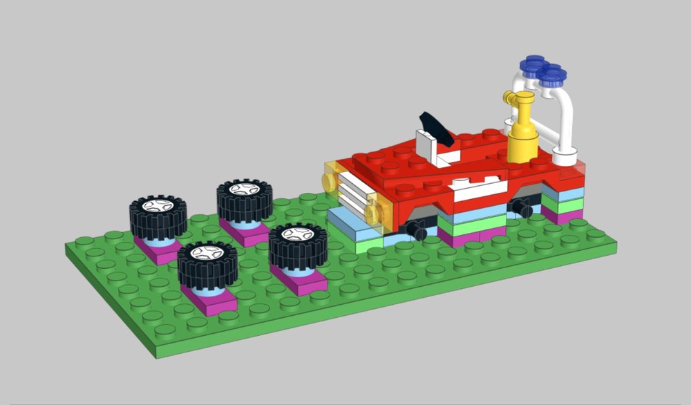 Lego Frame Rack for 5532-1 Fire Car
