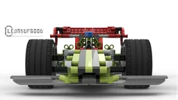 8649 C-Model: LIME MACHINE Formula Racer