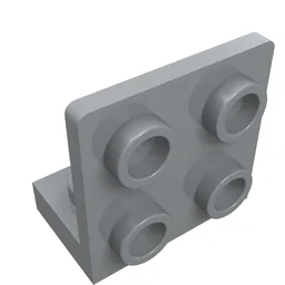 Bracket 1 x 2 - 2 x 2 Inverted / Light Bluish Gray