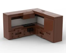 large kitchen set