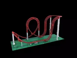 Loop Roller Coaster (Tear Drop Shape) and many advance tracks