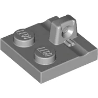 Hinge Plate 2 x 2 Locking with 1 Finger on Top / Light Bluish Gray