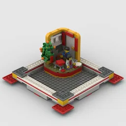 Scene 3--Welcome Blessings--Fit For Lunar New Year Traditions Frame