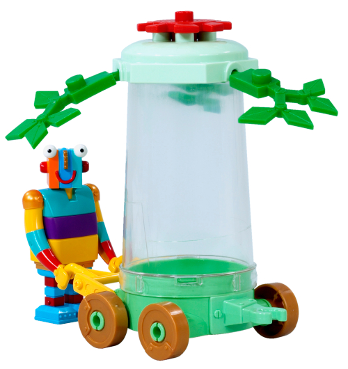 Lego Stripy's Flower Cart
