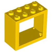 Window 2 x 4 x 3 Frame with Solid Studs