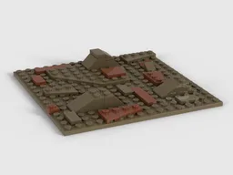 Mars Rover Base/Landscape