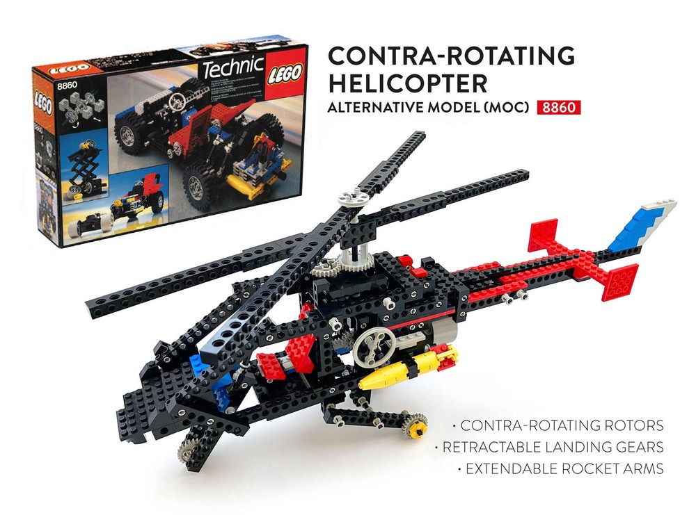 Lego 8860 Contra-Rotating Helicopter