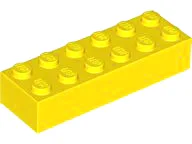 Brick 2 x 6 / Yellow