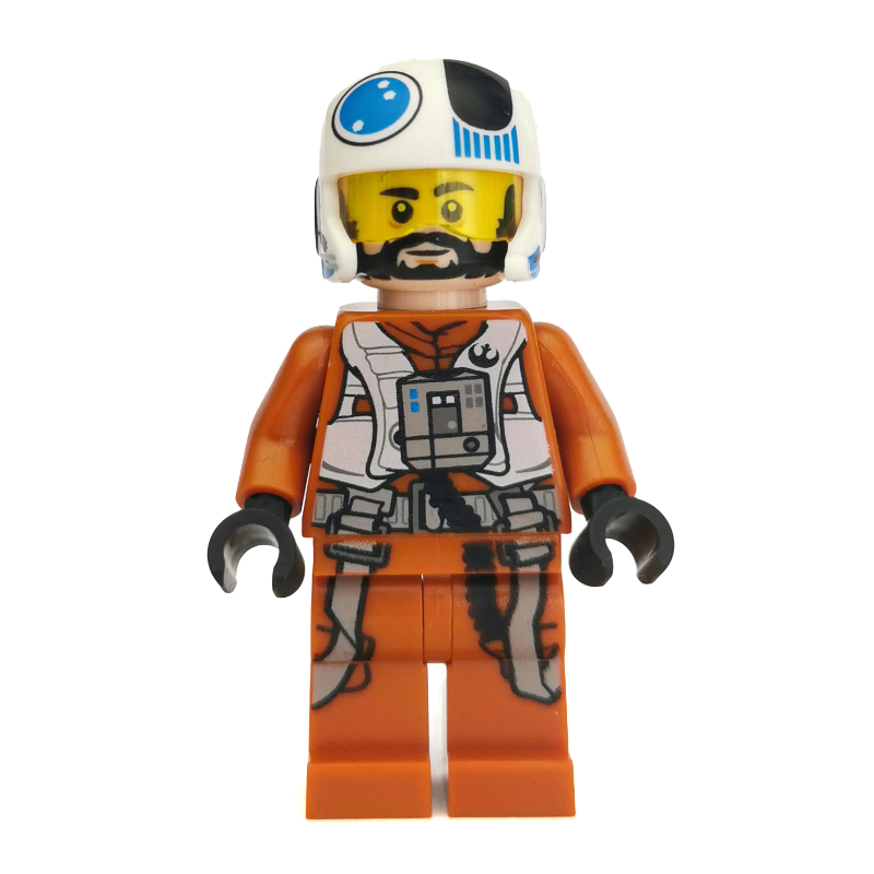 Lego Temmin 'Snap' Wexley / Resistance Pilot, Lines under Eyes