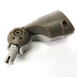 Large Figure Limb, Mechanical Short, with Rotation Joint Ball, Pin, and Pin Hole with Friction, Light Gray Half, Right (Jens)