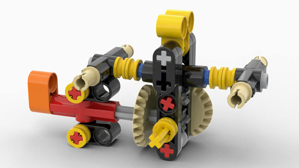 Lego 90° shifter w/ rear output