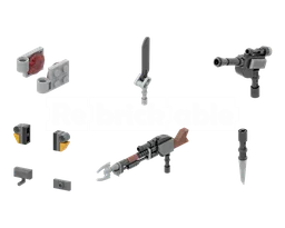 Add-on Pack: Mech Weapons - (For Din Djarin's Mech Armor | MOC-195193)