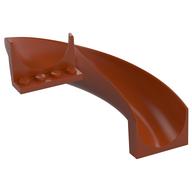 Lego Slide Curved 180° / Dark Orange