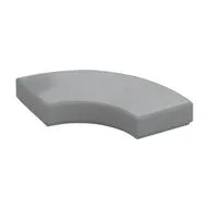Tile 2 x 2 Curved, Macaroni