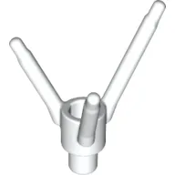 Plant, Flower Stem with Bottom Bar / White