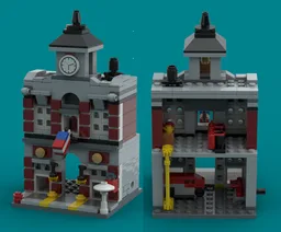 The Old Fire Station (Reimagination of set 10230)