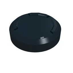 Large Figure Accessory, Hockey Puck [No Axlehole] / Black