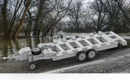 THW Boat Trailer (2 axes)