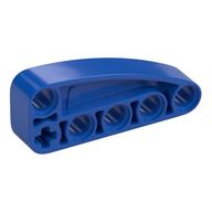 Lego Technic Beam 2 x 5 L-Shape with Quarter Ellipse Thick / Blue